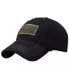 Imagem do Boné azul fino do bordado da bandeira para homens, costume tático