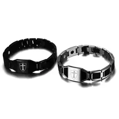 Pulseira magnética masculina, fibra de carbono, saúde e energia, 12mm