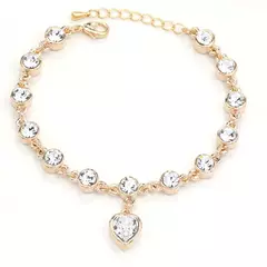 Moda Pulseiras femininas, safira azul, alta qualidade - loja online