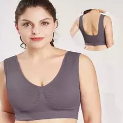 Sutiã sem costura, acolchoado, Plus Size