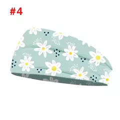 Bandana de ioga com estampa floral para mulheres, bandana vintage para meninas, - comprar online