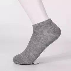 7 pares meias femininas de algodão confortáveis cor sólida