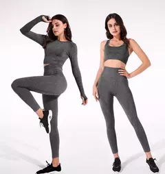 Imagem do 2/3/5 pçs sem costura conjunto de yoga