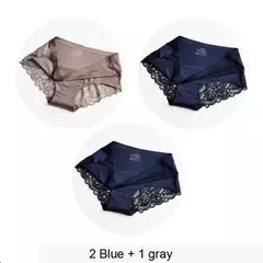 Conjuntos de Calcinhas para Mulheres, Roupa Interior Sem Costura 3PÇS TAMANHOS L-XXXL - comprar online