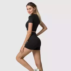 Conjunto de roupas femininas para prática esportiva, kit sem costura para ioga