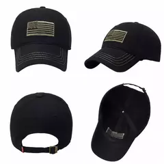 Boné azul fino do bordado da bandeira para homens, costume tático - comprar online