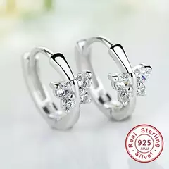 Imagem do Brincos Luxo, cor prata, Cristal Austríaco