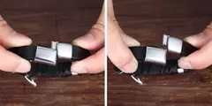 XQNI-Pulseira de couro multicamadas para homens, metal de aço inoxidável, aces - Smartshopstores Boutique