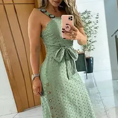 Saias longas com suspensórios grossos para mulheres, roupas casuais de verão, - Smartshopstores Boutique