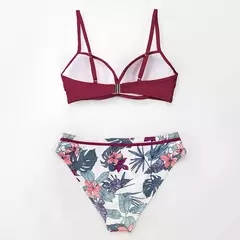 Imagem do Biquíni floral feminino sexy tanga duas peças