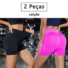 2 Peças, Calças Femininas de Ioga Com Controle de Barriga E Bumbum, Cintura Alta - loja online