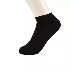 7 pares meias femininas de algodão confortáveis cor sólida - comprar online