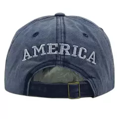 Boné azul fino do bordado da bandeira para homens, costume tático na internet