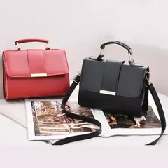 Moda feminina Bolsa de Couro Pequena, Ombro, Alça Superior, Qualidade Luxo