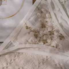 Conjunto Lingerie Francesa Feminina, Roupa Interior Sexy, Renda Bordada na internet