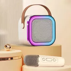 K12 Máquina de Karaokê Portátil Bluetooth 5.3 PA Sistema de Altifalantes, 1-2 microfone sem fio na internet