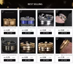 Luxo 3 pçs/set pulseira de aço inoxidável hip hop homens jóias número romano - Smartshopstores Boutique