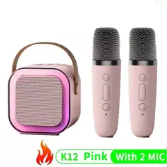 K12 Máquina de Karaokê Portátil Bluetooth 5.3 PA Sistema de Altifalantes, 1-2 microfone sem fio - loja online