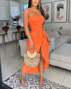 Vestido estilo tubo Top Vestido na internet