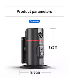 Tripé sem fio Selfie Stick para transmissão ao vivo, rastreamento facial inteligente, luz de preenchimento removível, suporte do telefone, estabilizador - Smartshopstores Boutique