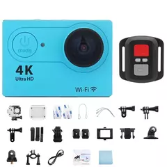 Câmera de Ação Ultra HD, Capacete Impermeável, Gravação de Vídeo, Câmera Esportiva, WiFi, 2,0", 170 D, 720 P, 30fps - comprar online