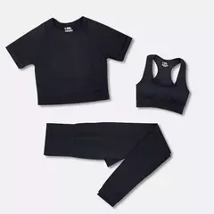 2/3/5 pçs sem costura feminino conjunto de yoga treino roupas esportivas - Smartshopstores Boutique
