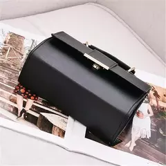 Moda feminina Bolsa de Couro Pequena, Ombro, Alça Superior, Qualidade Luxo