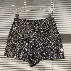 Shorts feminino lantejoulas brilhantes TAMANHO S-XL na internet