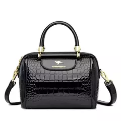 Imagem do Bolsas de luxo de couro macio bolsas femininas designer 3 camadas ombro crossbody