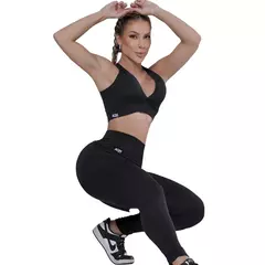 Conjunto Fitness Preto Basic SPORT Zero Transparência - comprar online