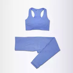2/3/5 pçs sem costura feminino conjunto de yoga treino roupas esportivas - comprar online