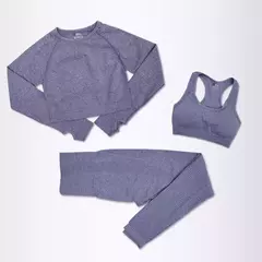 2/3/5 pçs sem costura conjunto de yoga