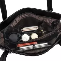 Bolsas de luxo de couro macio bolsas femininas designer 3 camadas ombro crossbody - loja online