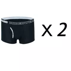 Imagem do Cueca Boxer de Algodão Masculino, Alta Qualidade, 2Pcs