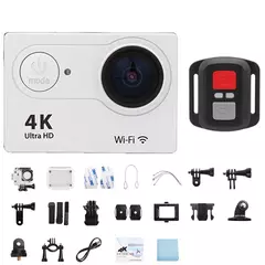 Câmera de Ação Ultra HD, Capacete Impermeável, Gravação de Vídeo, Câmera Esportiva, WiFi, 2,0", 170 D, 720 P, 30fps