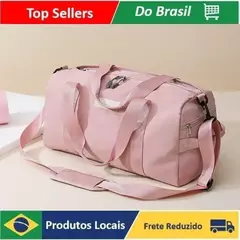 Bolsa Mala Academia Viagem Fitness Transversal Casual Feminina 1 Peça na internet