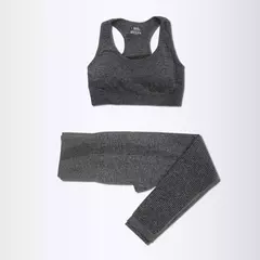 2/3/5 pçs sem costura feminino conjunto de yoga treino roupas esportivas - comprar online