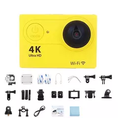 Câmera de Ação Ultra HD, Capacete Impermeável, Gravação de Vídeo, Câmera Esportiva, WiFi, 2,0", 170 D, 720 P, 30fps - loja online