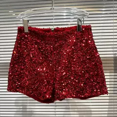 Shorts feminino lantejoulas brilhantes TAMANHO S-XL na internet