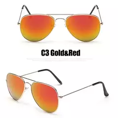 Óculos de sol com espelho para homens e mulheres, designer de luxo, estilo vintage