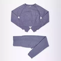 2/3/5 pçs sem costura feminino conjunto de yoga treino roupas esportivas - comprar online