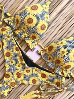 Conjunto Sexy Biquíni Estampado na internet