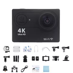 Imagem do Câmera de Ação Ultra HD, Capacete Impermeável, Gravação de Vídeo, Câmera Esportiva, WiFi, 2,0", 170 D, 720 P, 30fps