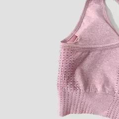 Conjunto de roupas femininas para prática esportiva, kit sem costura para ioga - loja online