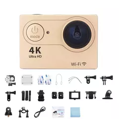 Câmera de Ação Ultra HD, Capacete Impermeável, Gravação de Vídeo, Câmera Esportiva, WiFi, 2,0", 170 D, 720 P, 30fps na internet