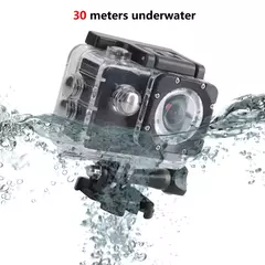 Câmera de Ação Ultra HD, Capacete Impermeável, Gravação de Vídeo, Câmera Esportiva, WiFi, 2,0", 170 D, 720 P, 30fps - loja online