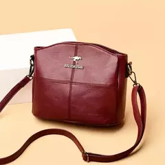 Bolsas de luxo de couro macio bolsas femininas designer 3 camadas ombro crossbody