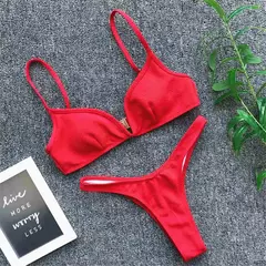 Biquíni Tanga em Forma de V, Sexy
