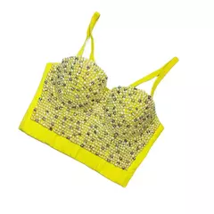 Bustiê topo strass pérolas partywear glitte - loja online