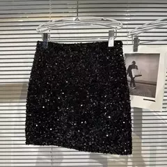 Shorts feminino lantejoulas brilhantes TAMANHO S-XL - loja online